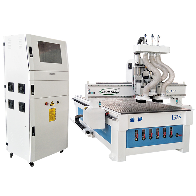 Three process wood door engraving machine