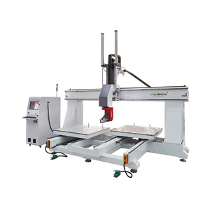 5 Axis Moving Table Cnc Router Woodworking Machinery