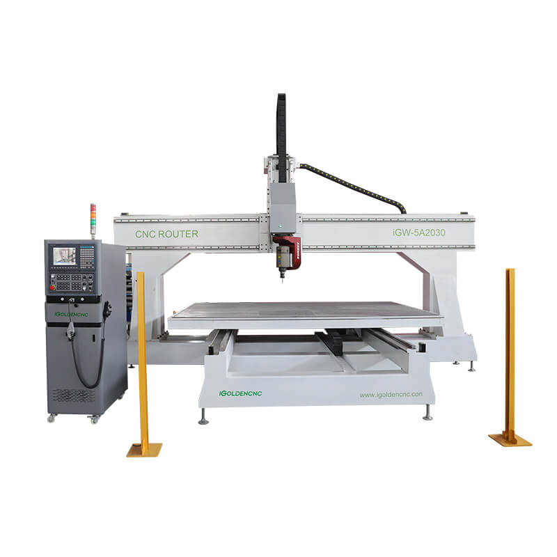 5 Axis CNC Machining Center with Movable Table