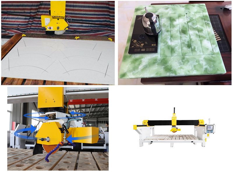 Waterjet Granite Cutting 5 Axis Sawing Machine iGolden CNC